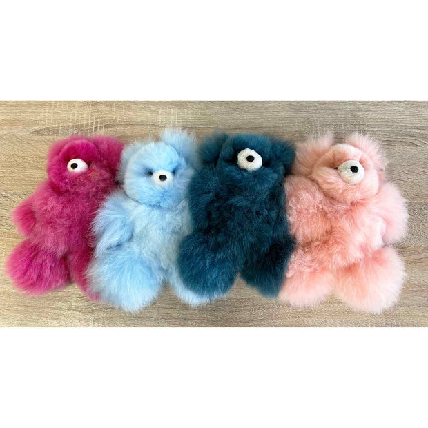 Keychain Alpaca Plushie  | 10" Bear | Magenta