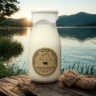Milk Bottle Candle, Lakeside Retreat
