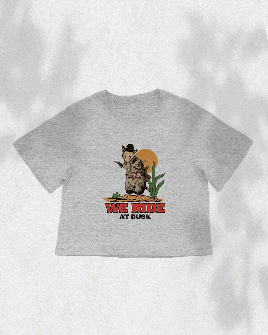 Possum Cowboy Boxy Crop