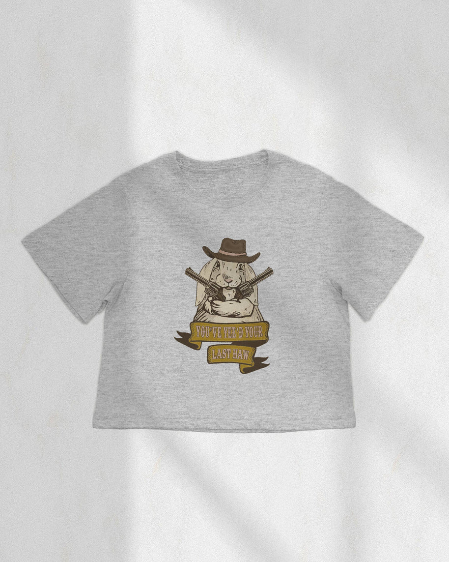 Bunny Cowgirl Boxy Crop Top