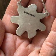 Handmade Sonoran Mountain Turquoise Cluster & Sterling Silver Necklace