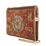 Rose & Pink Time Traveler Beaded Mini Crossbody