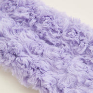 Curly Purple Warmies Neck Wrap Travel and wellness Gift
