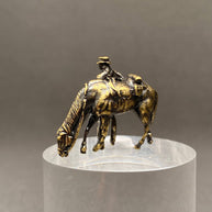 Cowboy Horse Figurine