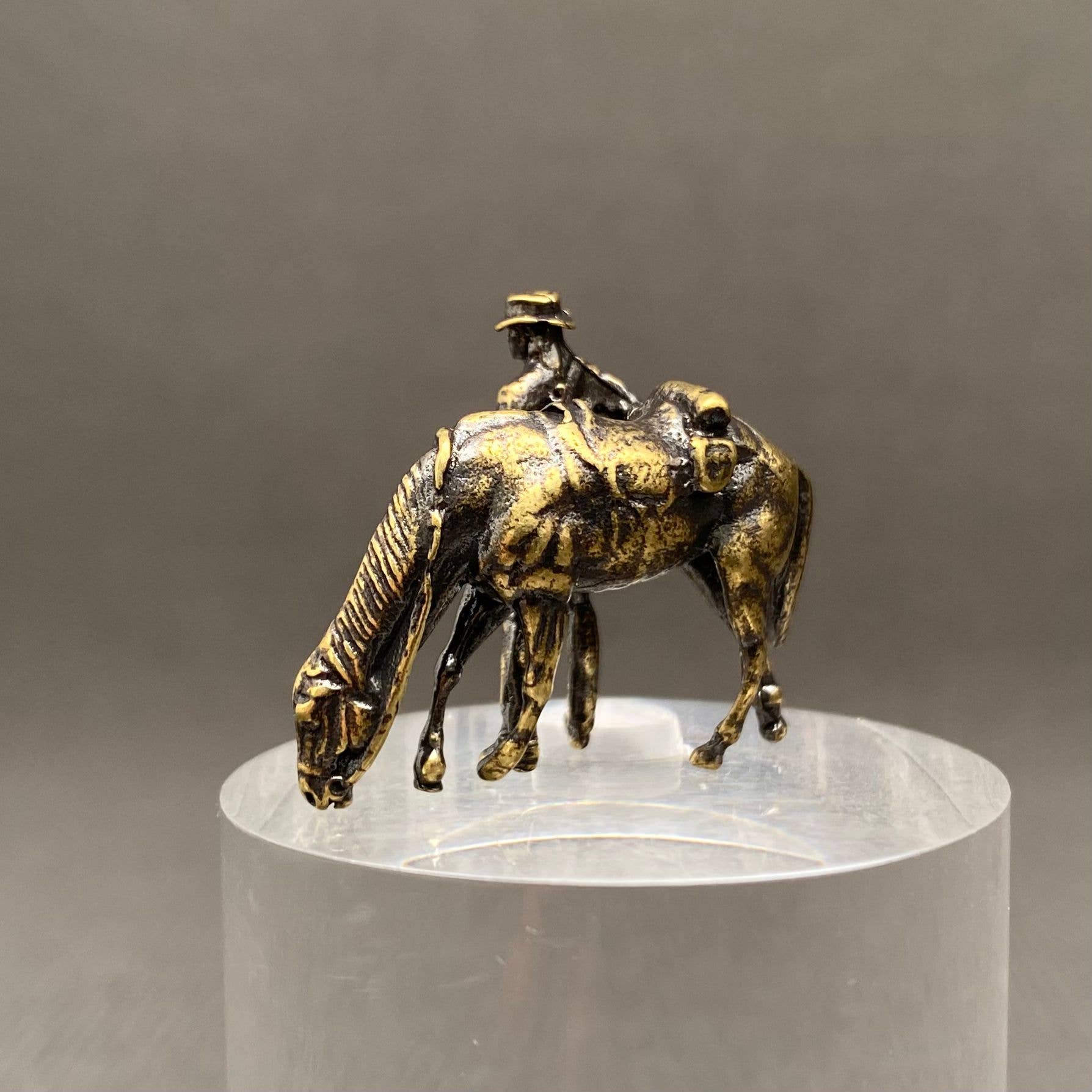 Cowboy Horse Figurine
