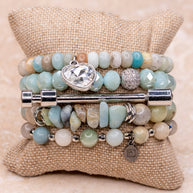 Cora Bracelet Set Amazonite