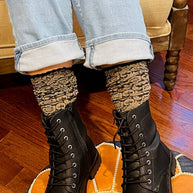 Dakota Floral Pattern Boot Socks