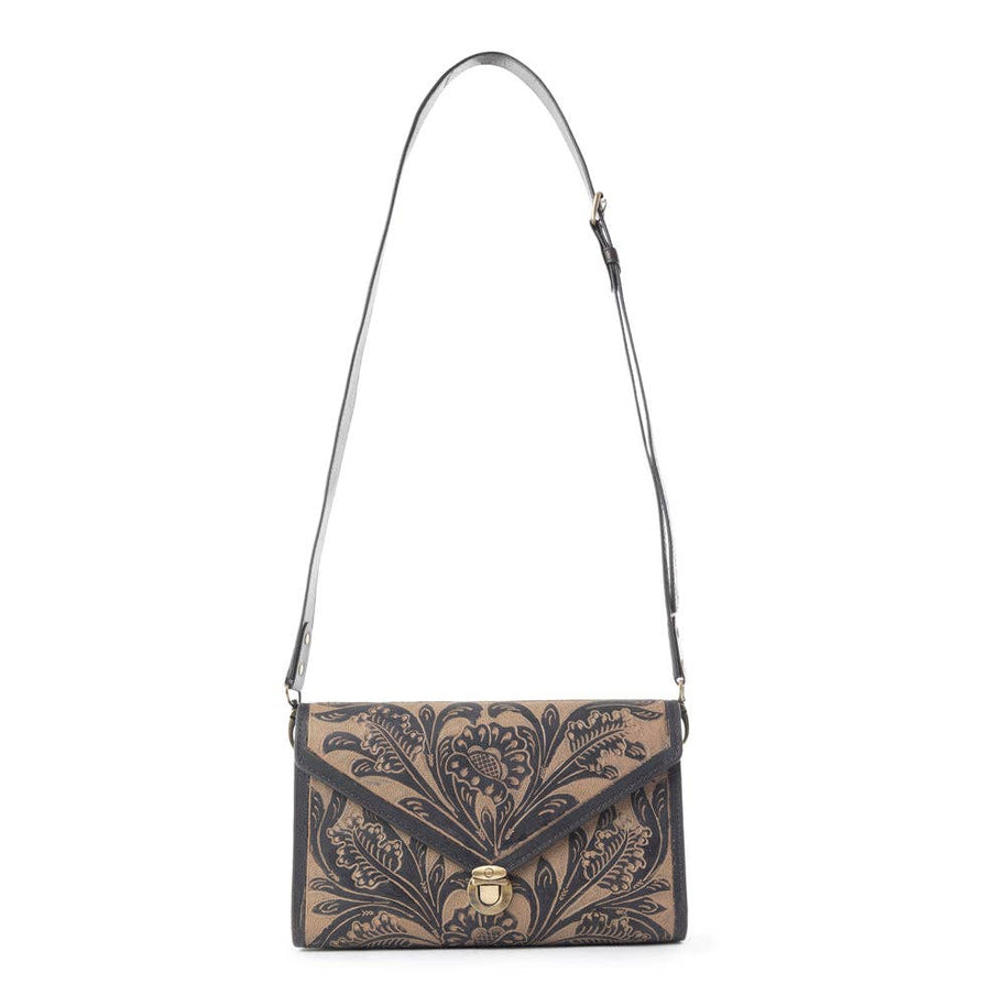 Lark Hand-Tooled Purse