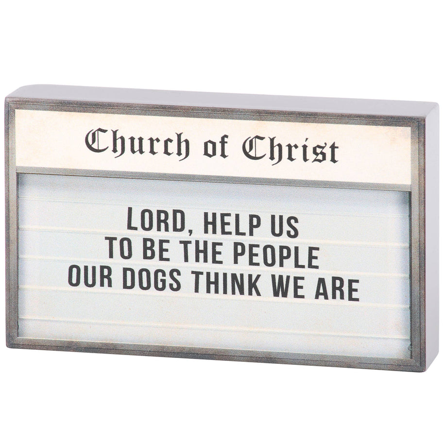 Lord, Help Us Block Sign