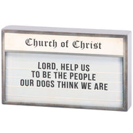 Lord, Help Us Block Sign