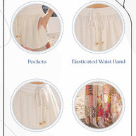 Boho Patchwork Palazzo Pants