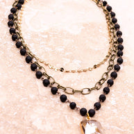 Hannah Necklace in  Tri-color
