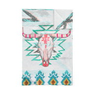 Cow Skull Tea Towel