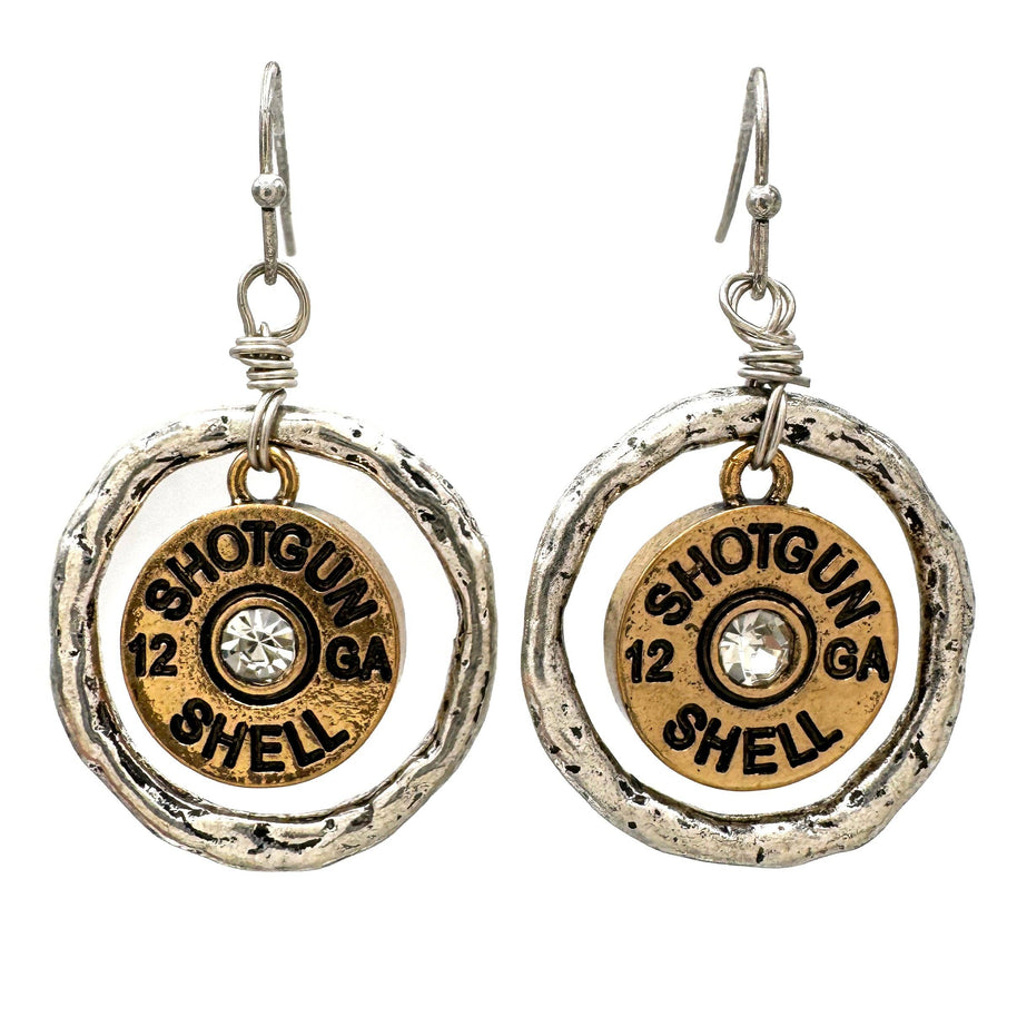 Bullet Shell Dangle Earrings