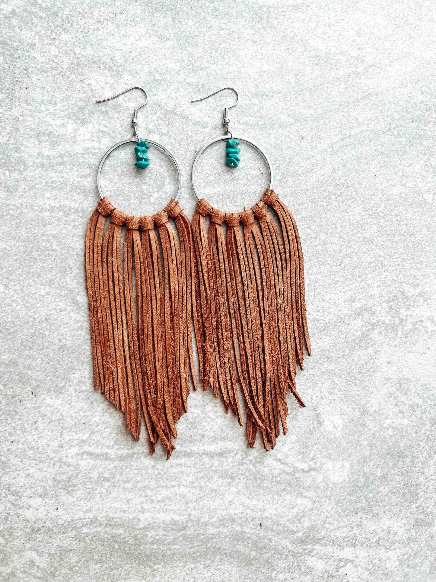 Avon Fringe Hoops Earrings