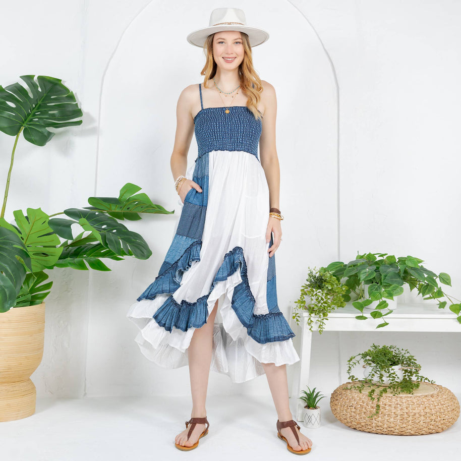 Smocked Ruffle Dress