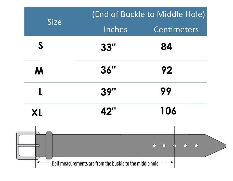Western Buckle Hand Painted Belt