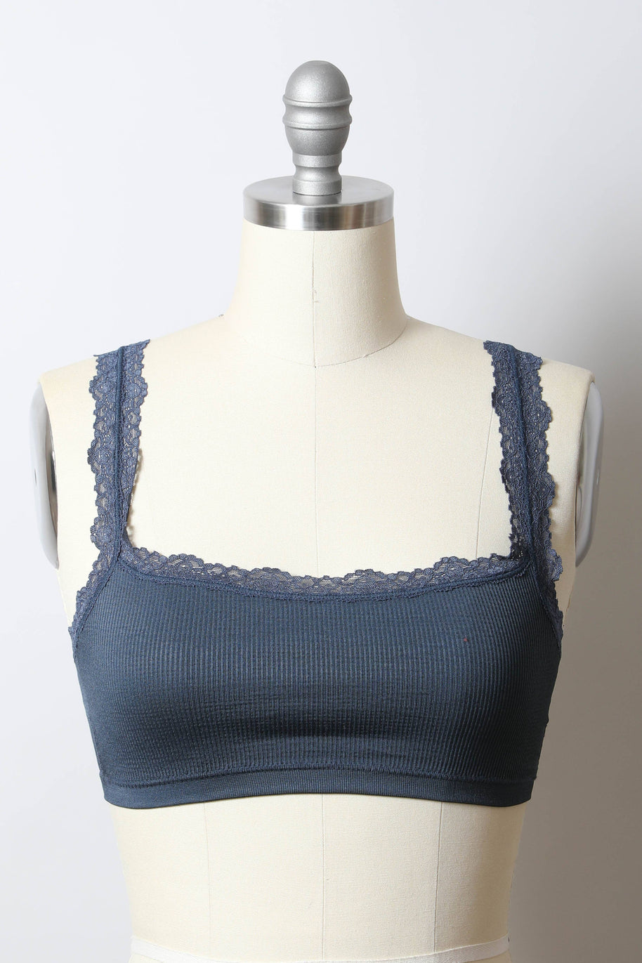 Ribbed Crop Tank Bralette