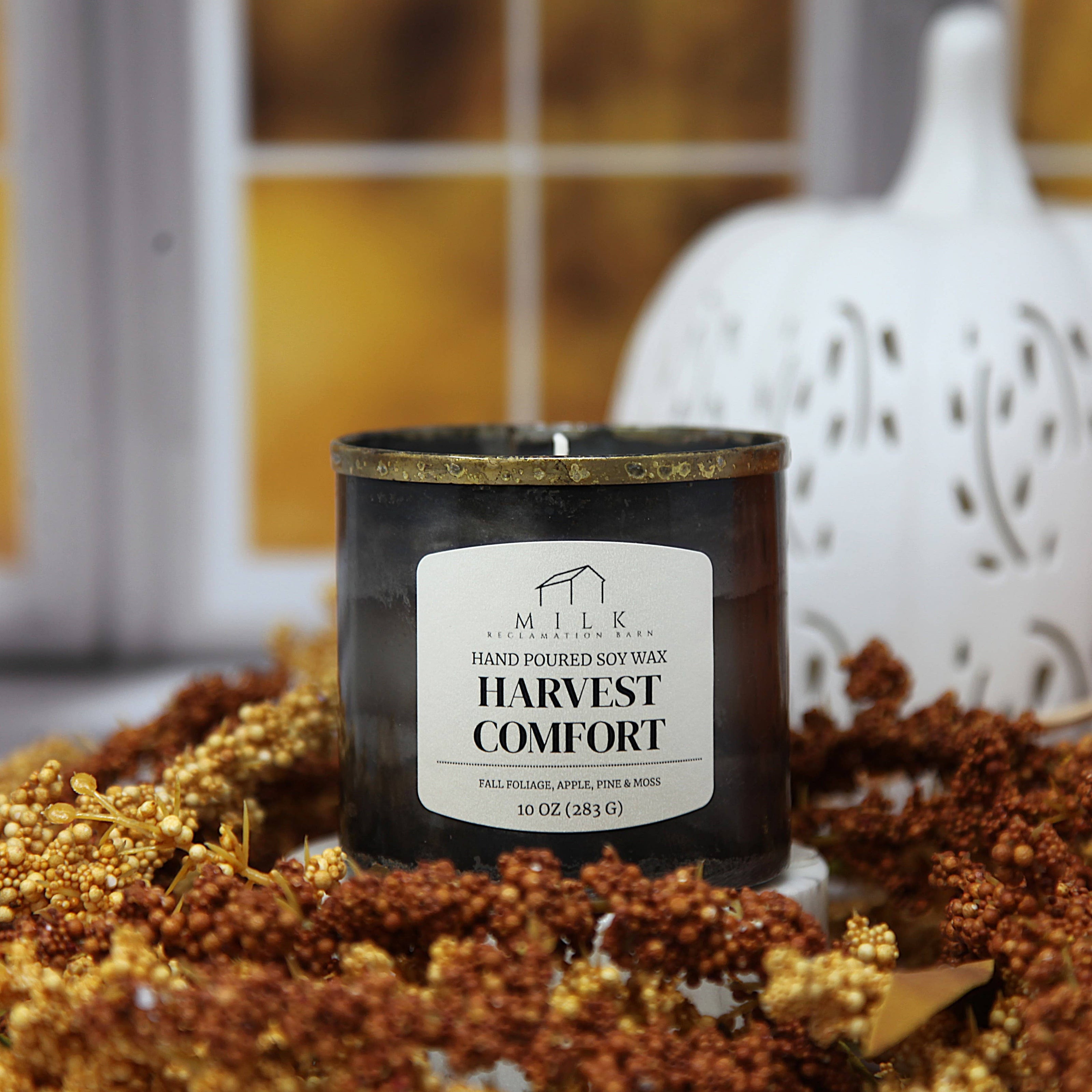 Rustic Barn Metal Candle - 10 oz: Santal & Rosewood