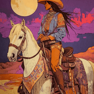 Overnight Ride - American Southwest Art Prints