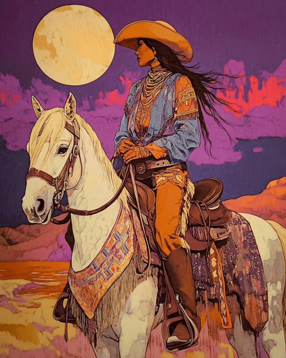 Overnight Ride - American Southwest Art Prints