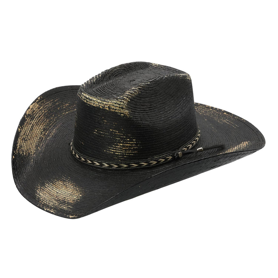 Alibi Straw Band Tassel Classic Western Cowboy Hat