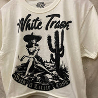 White Trash Relaxed Crop T-Shirt
