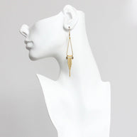 brass earrings