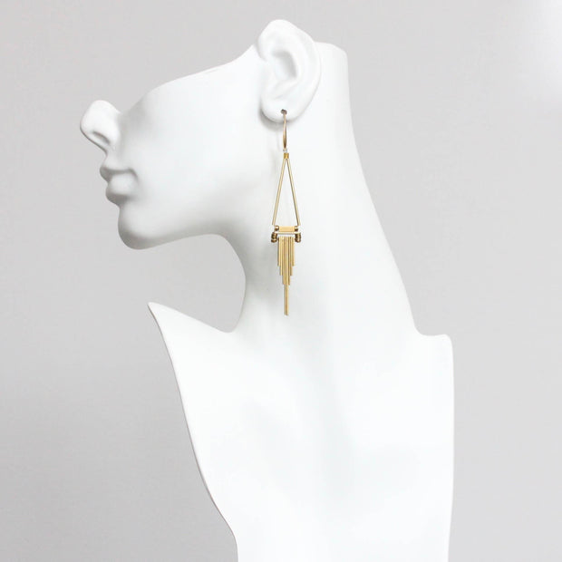 brass earrings