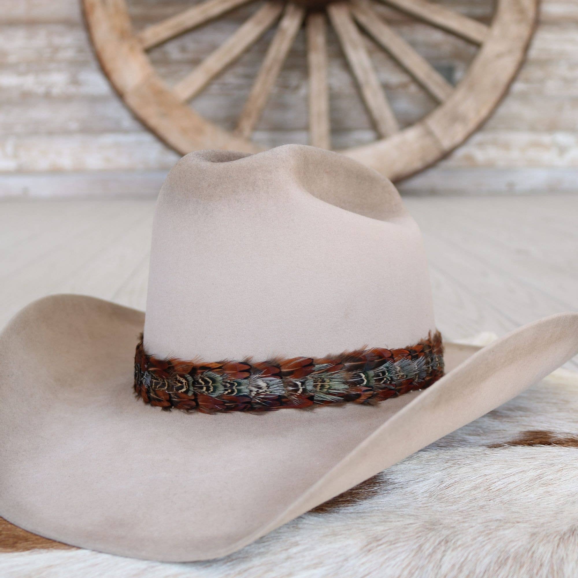 Brazos Feather Hat Band