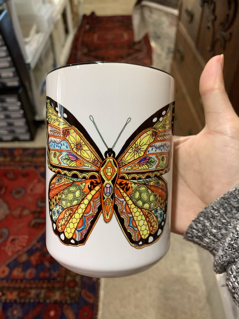 Monarch Butterfly 15 oz Mug