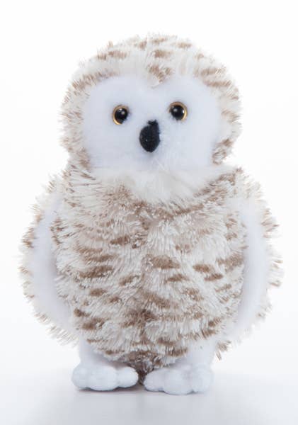 9" Wild Onez Snowy Owl Plush