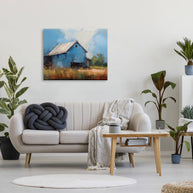 Modern Barn Painting Canvas Art