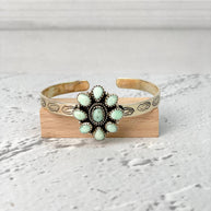 Paloma Daisy Stamped Band Cuff