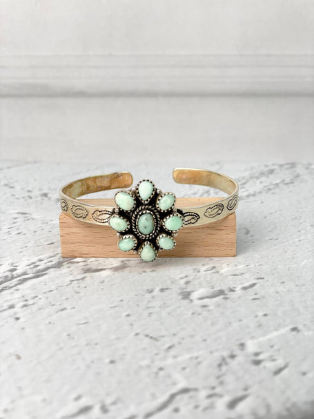 Paloma Daisy Stamped Band Cuff
