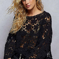 Crochet Chenile Sweater