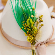 Florals and Feathers Hat pins - Bold Colors