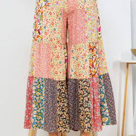 4-Tier Patchwork Pants