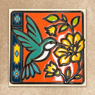 Southwest Hummingbird Tile (7857)
