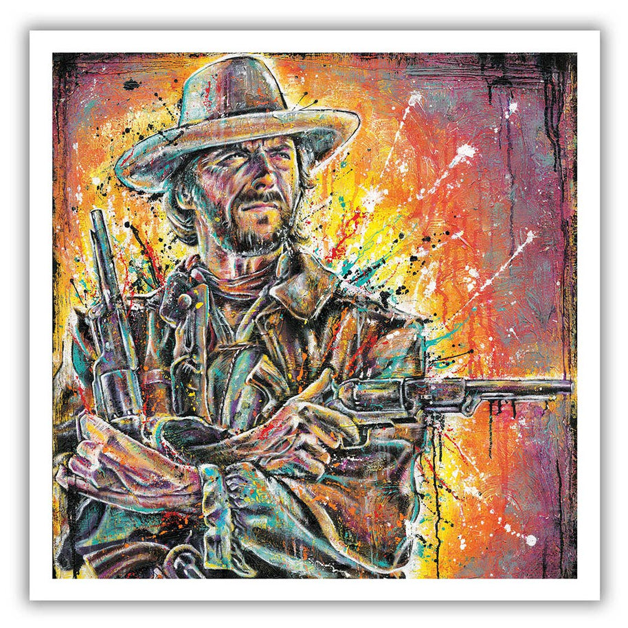 Clint Eastwood Josey Wales Art Print 12 x 12"