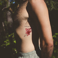 Tiny Intentions Breathe Lotus Tattoo