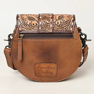 American Darling Western Hair-On Hide Crossbody with Tooled Accents