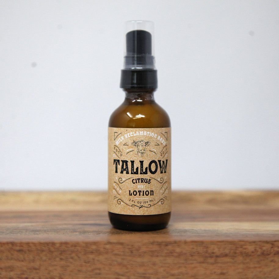 Tallow Lotion - 2 oz. Travel Bottle