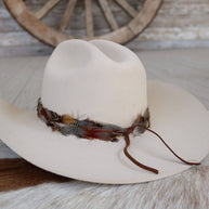 Dripping Springs Feather Hat Band