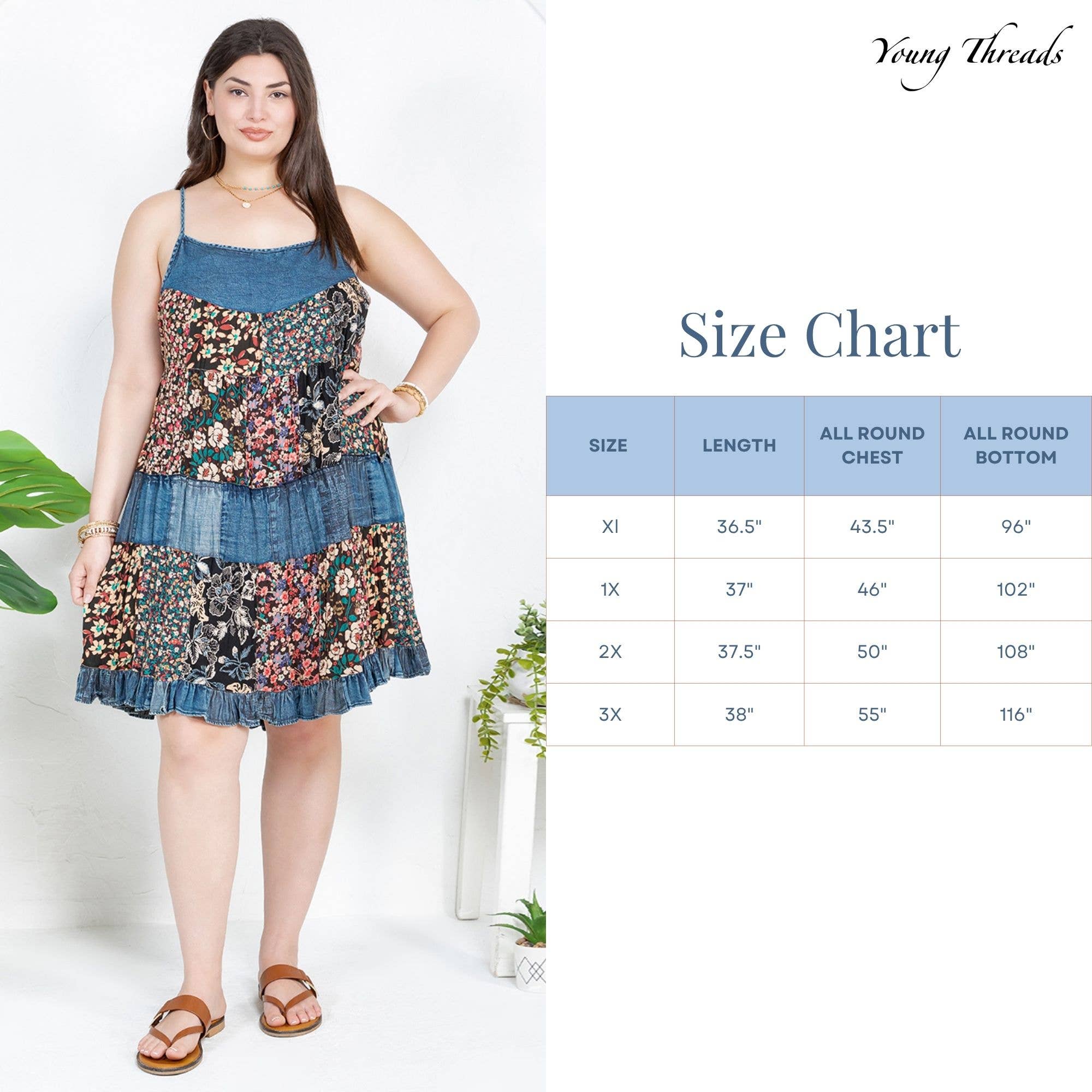 Babydoll Patchwork Dress