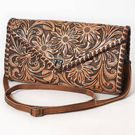 Tooled Leather Envelope Purse