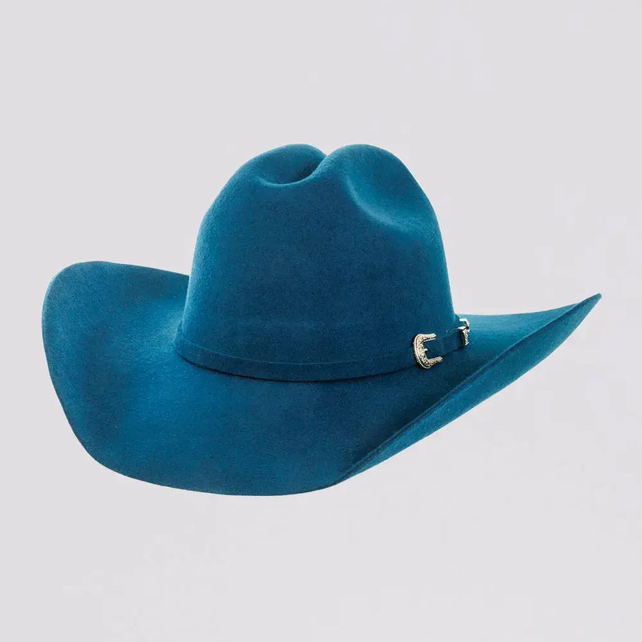100% Wool Felt Western Cowboy Hat - Style Cattleman