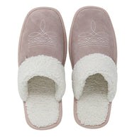 Western Cowgirl Dolly Square Toe Slippers | Blossom (pink)