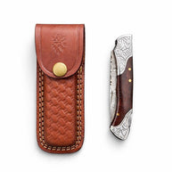 Titan Ironcrest Damascus Folding Knife