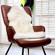 RODEO Genuine Sheepskin Rug – Premium Shearling Decor: Off-White